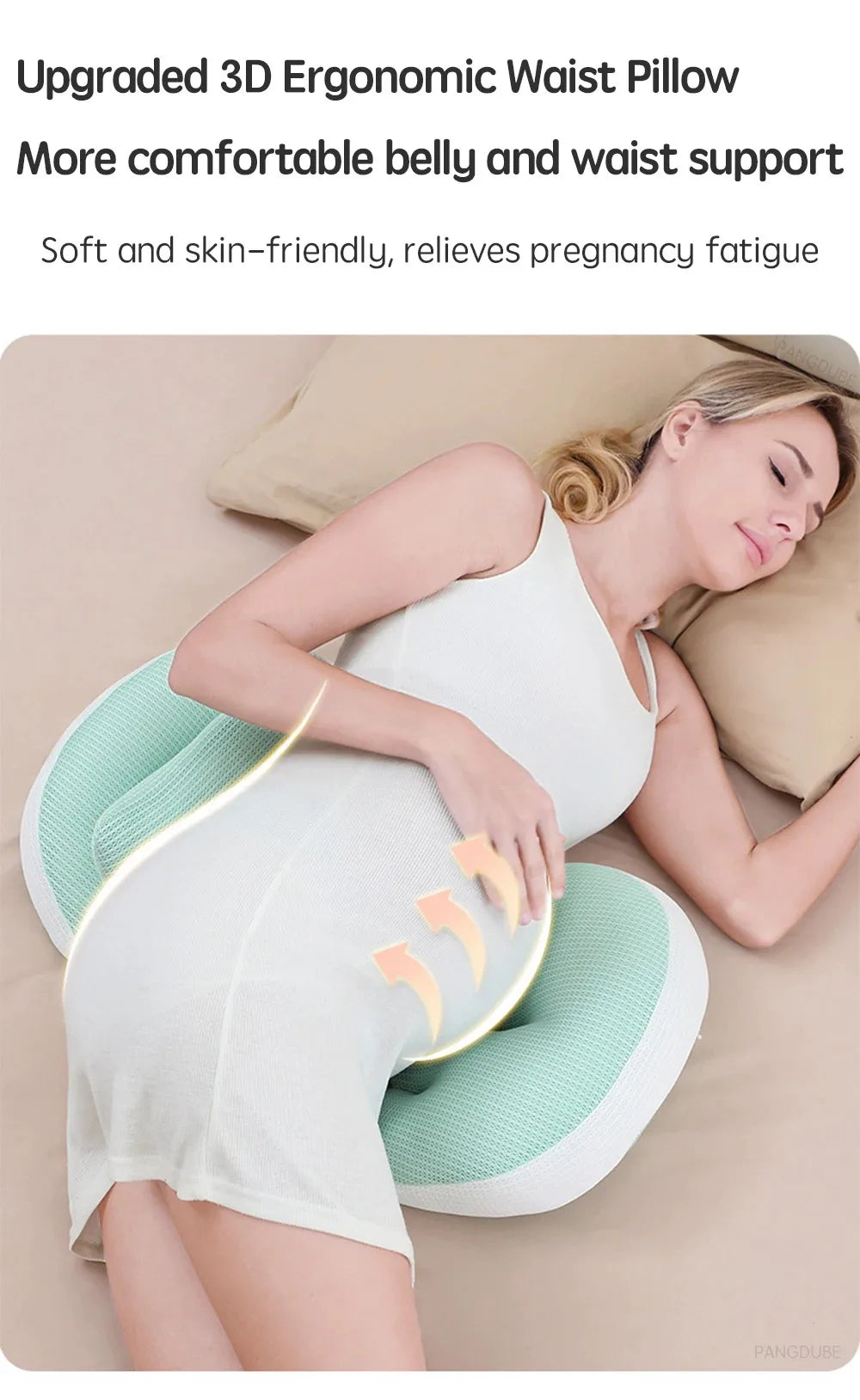 PANGDUBE Pregnancy Pillow | Lumbar Support and Comfortable Sleep | Pregnant Women
