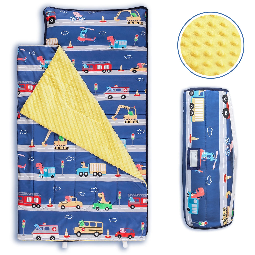Estera para Siesta Infantil con Almohada y Manta | Guardería y Viaje