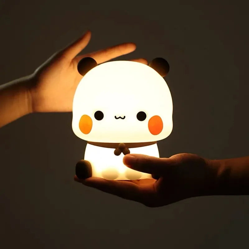 Kawaii Bubu and Dudu Lamp | Silicone Pat-Light Type | Touch LED Night Light | Kids' Decor & Gift | International Shipping
