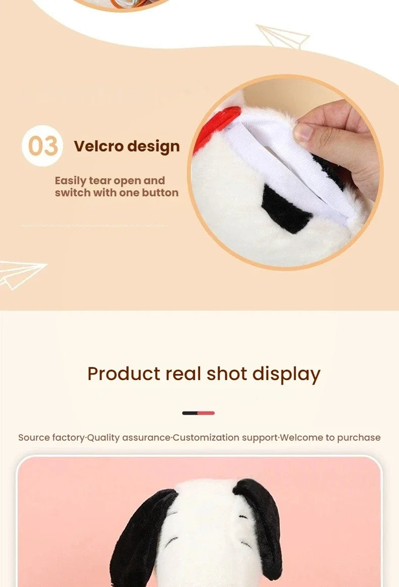 Calming Snoopy Plush with Light and Music | Baby Sleep Companion
