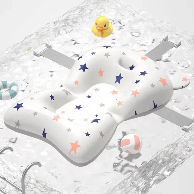 Baby Bath Cushion | Foldable and Safe Floating Seat | Newborns