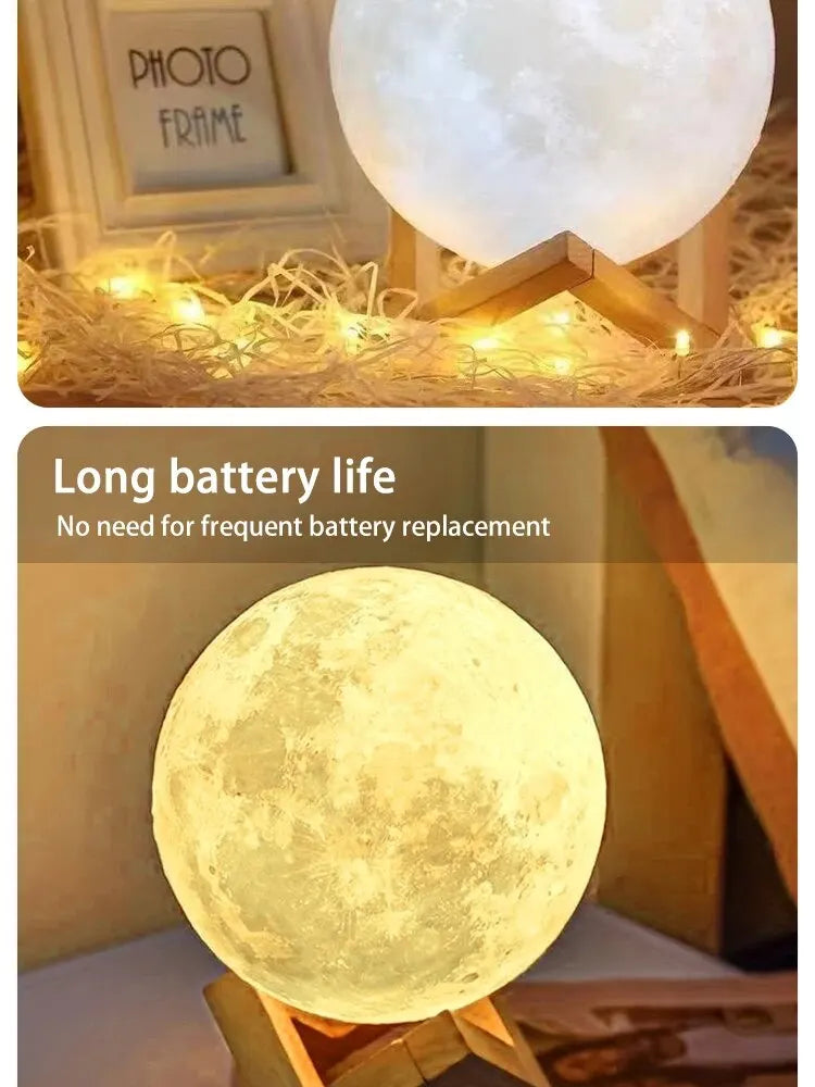 DIY LED Moon Lamp | Customizable Night Light | Creative Gift for Kids & Women | Astral Decor Madrid 2026