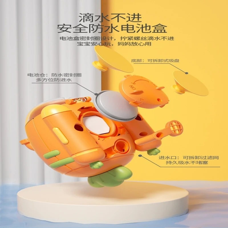 Electric Submarine Baby Bath Toy | Water Play Toy | Guaranteed Fun