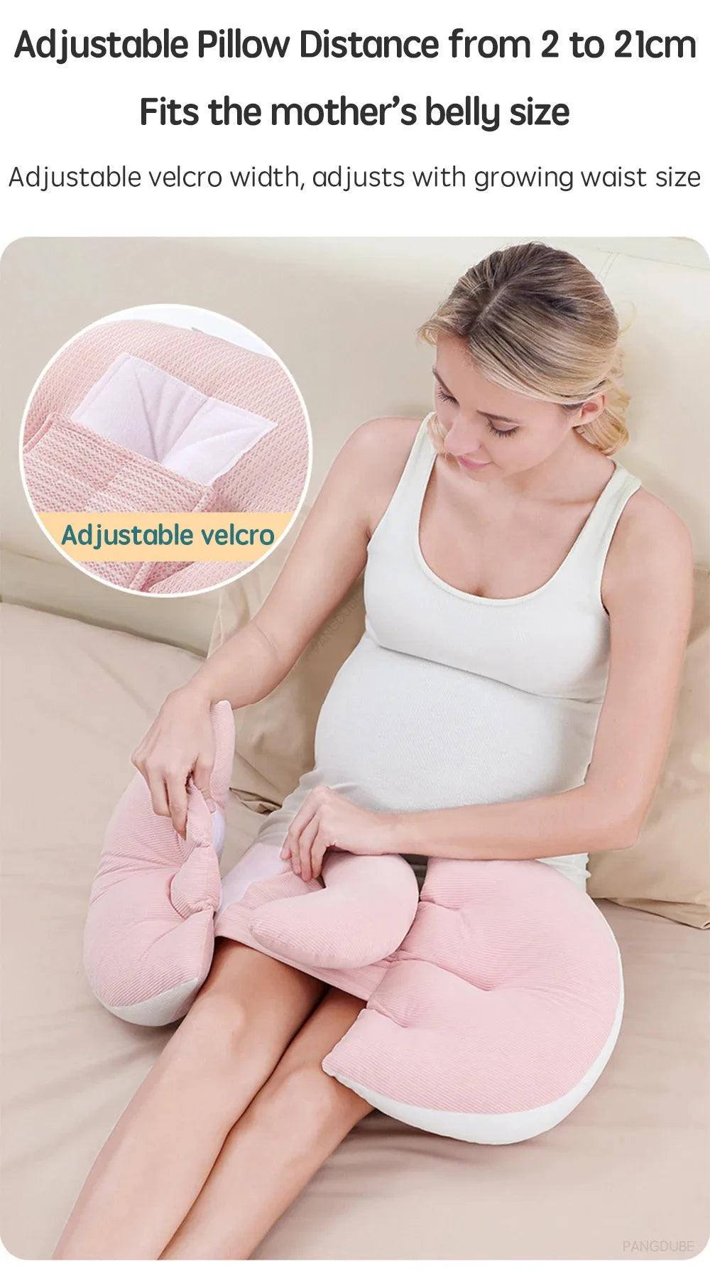 PANGDUBE Pregnancy Pillow | Lumbar Support and Comfortable Sleep | Pregnant Women