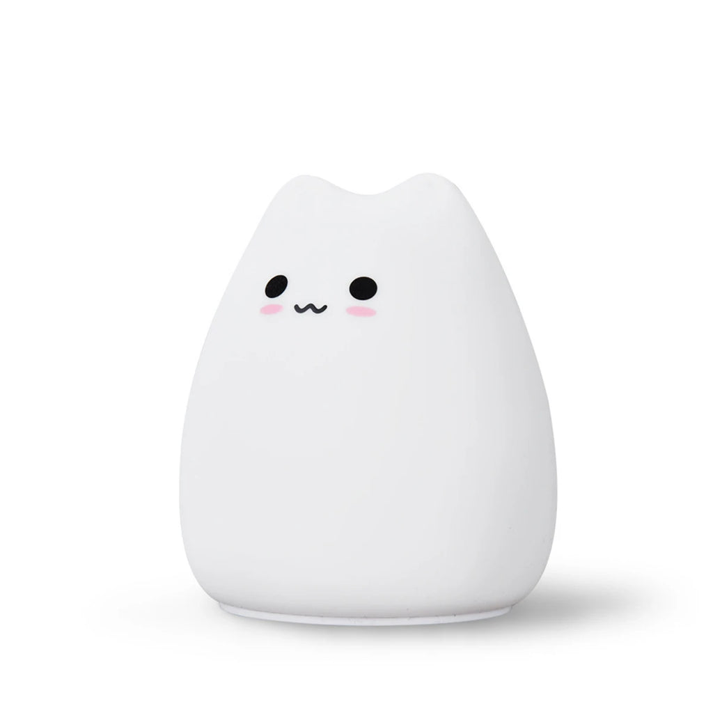 7 Colors LED Night Light Indoor Sensor Lamp Silicone Baby Sleeping Cat Touch Soft Cute Cartoon Lights For Children Kids Room