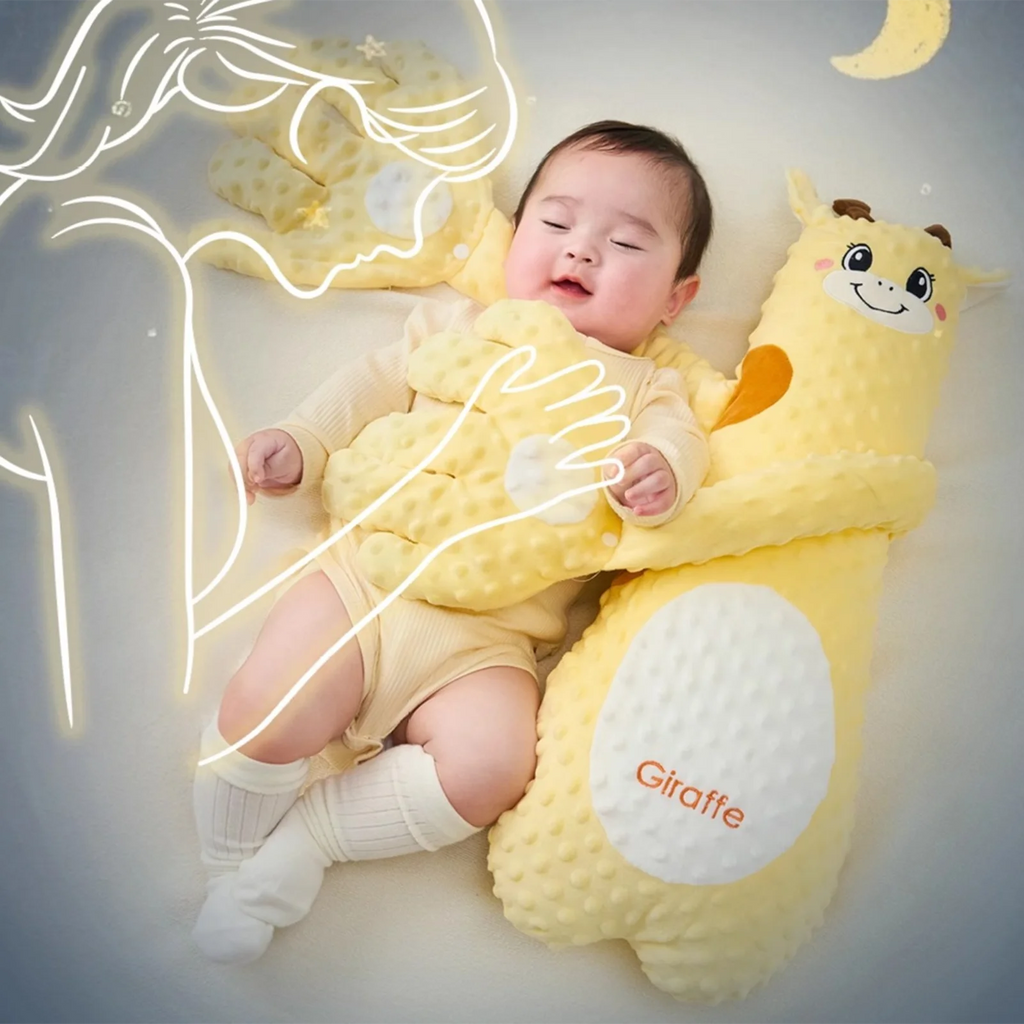 Peluche Calmante con Palma Eléctrica | 3 Modos y Control Remoto para Bebé