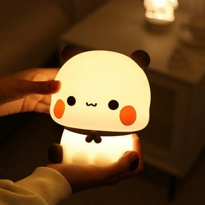 Panda Silicone LED Night Light | Touch 3 Modes for Kids