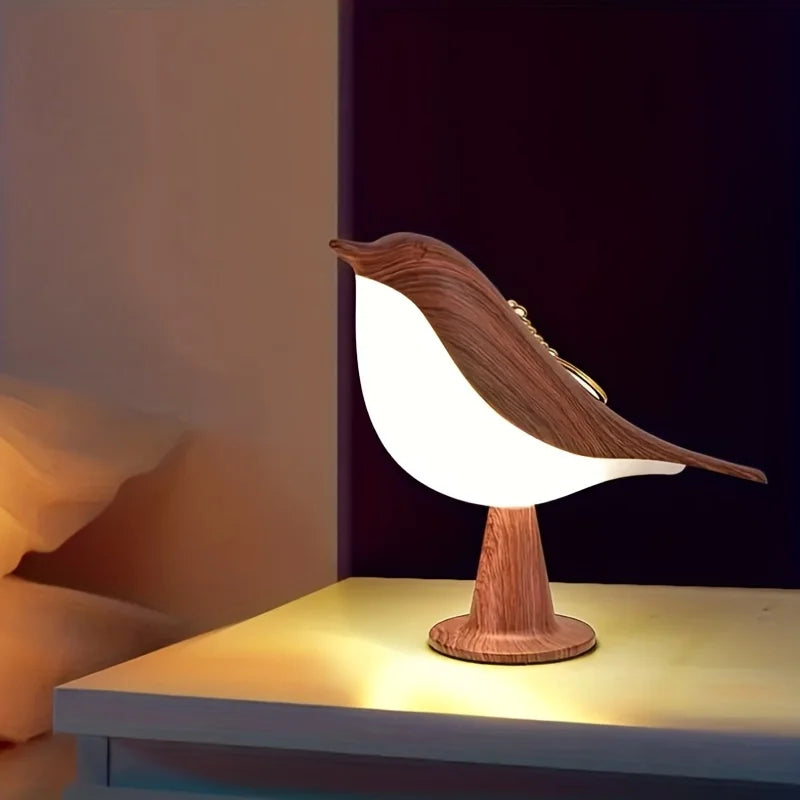 Luz Quitamiedos Pájaro Mágico | Lámpara Táctil 3 Tonos para Niños