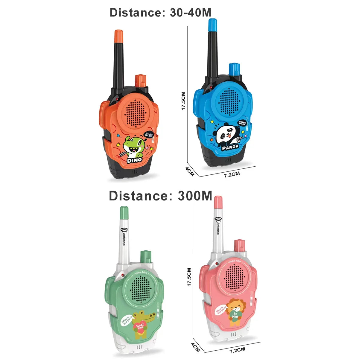 2pcs Kid-Friendly Walkie Talkie Two-Way Radios for Clear Communication - Essential for Camping & Hiking Adventures For Boys Girls