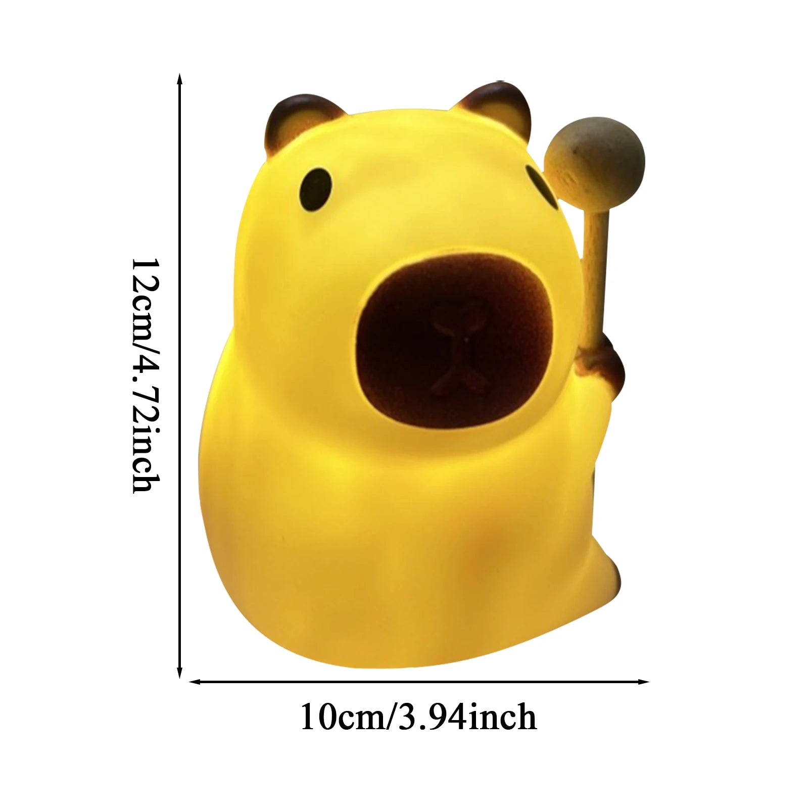 Panda Silicone LED Night Light | Touch 3 Modes for Kids