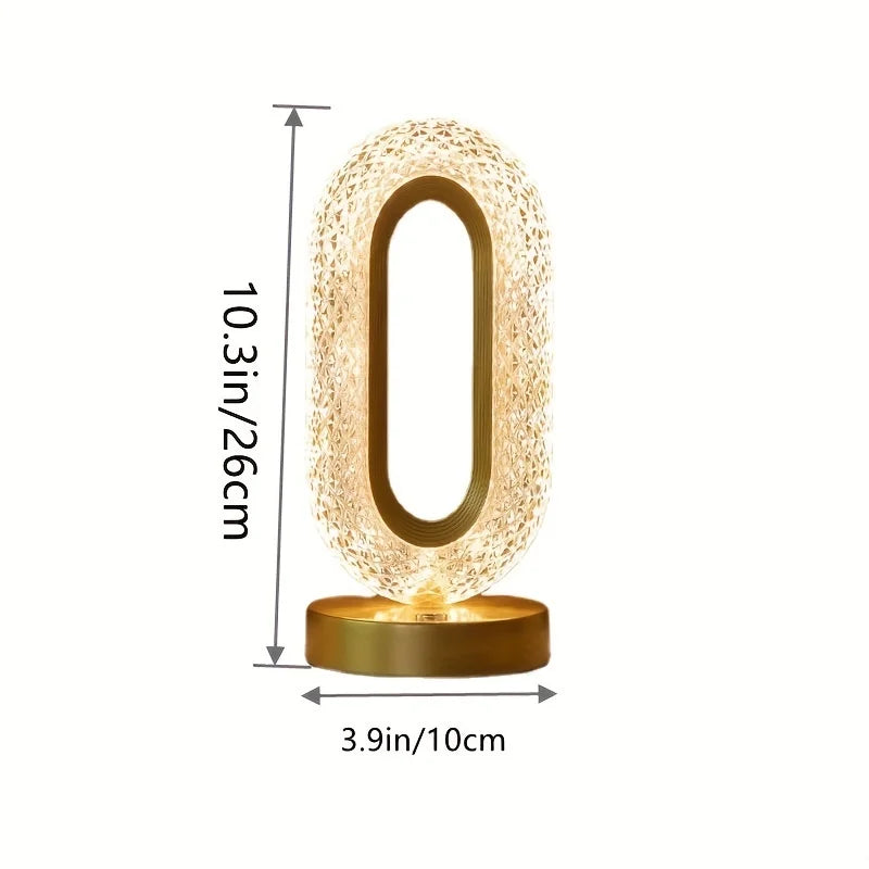 Rechargeable Led Light Bedside Ambient Light Book Reading Lamp Wireless Mood Light Living Room Birthday Decoration