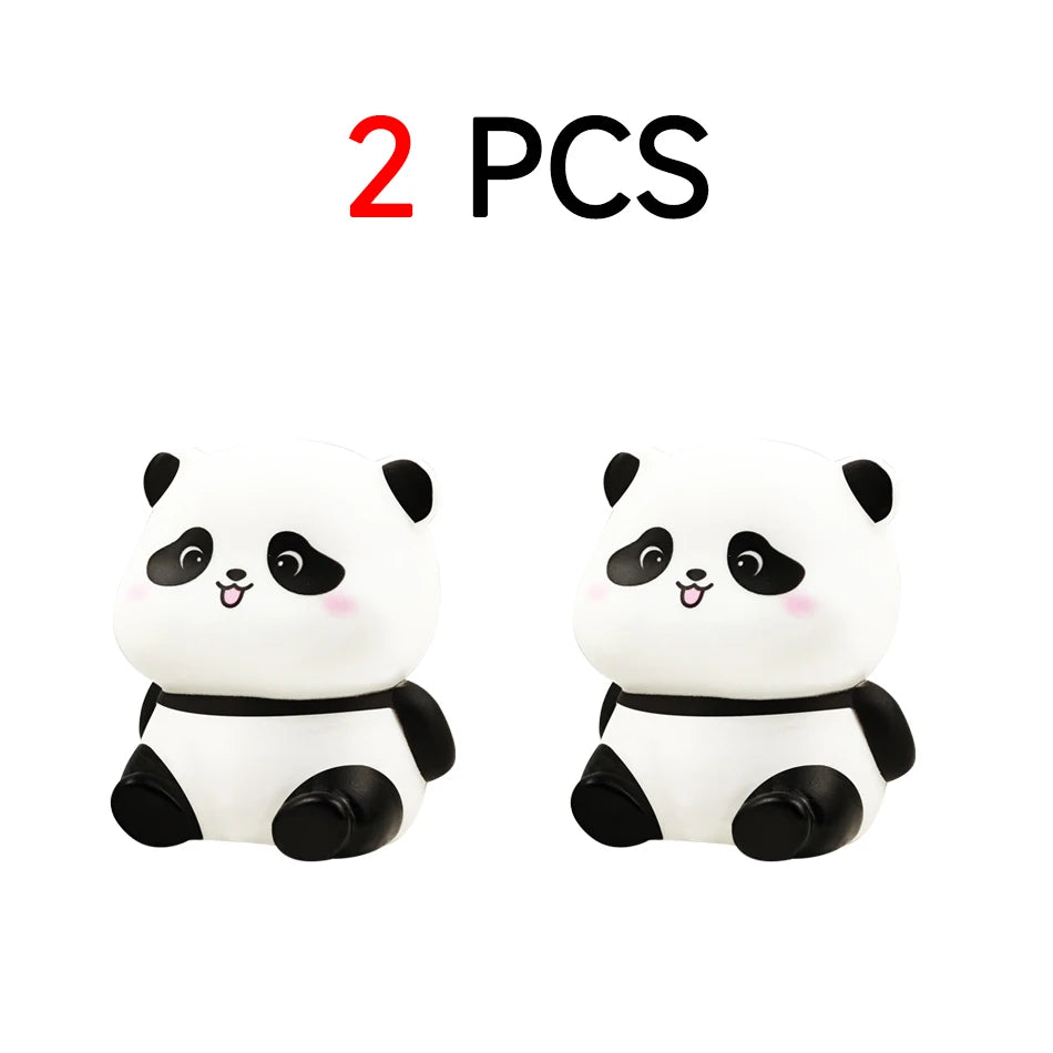 2025 New Panda LED Night Light Living Room Cute Panda Plastic Lamp Bedside Decor Creative Kids Night Light Birthday Gift