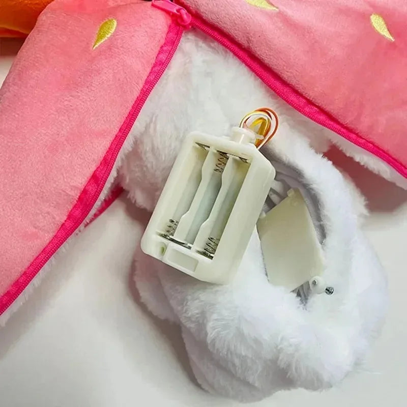 Relaxing Bunny Plush Toy with Light and Music | Baby Sleep Companion
