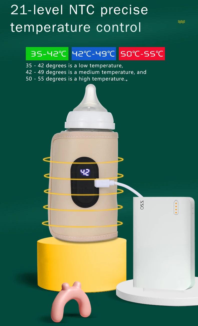 Instant Portable Bottle Warmer | USB | No Waiting | Happy Baby