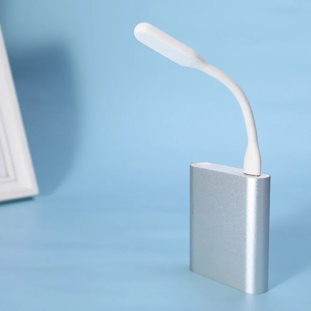 Luces nocturnas LED USB, lámpara de lectura para libros, iluminación Flexible y plegable para Notebook