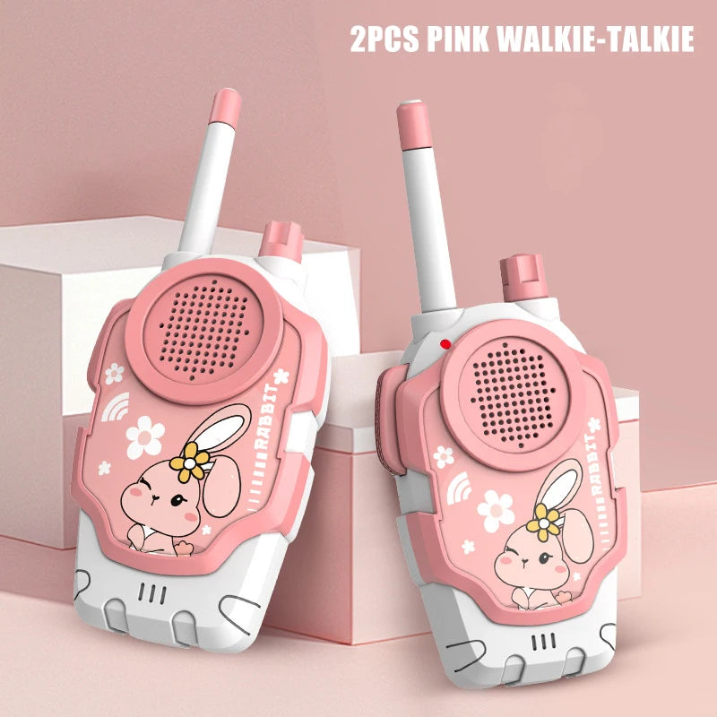 2Pcs Walkie Talkie Children Toy Long Range Wireless Interphone Parent-Child Interaction Intercom Communication Toys For Kids Gift