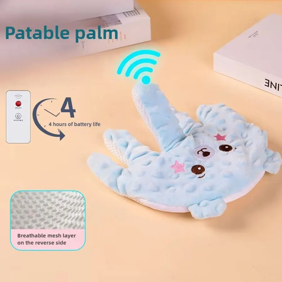 Soothing Pillow with Automatic Caress Palm for Baby