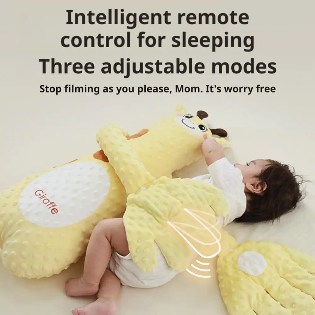 Soothing Giraffe Plush Toy with Movement and Remote Control | Soothe Your Baby