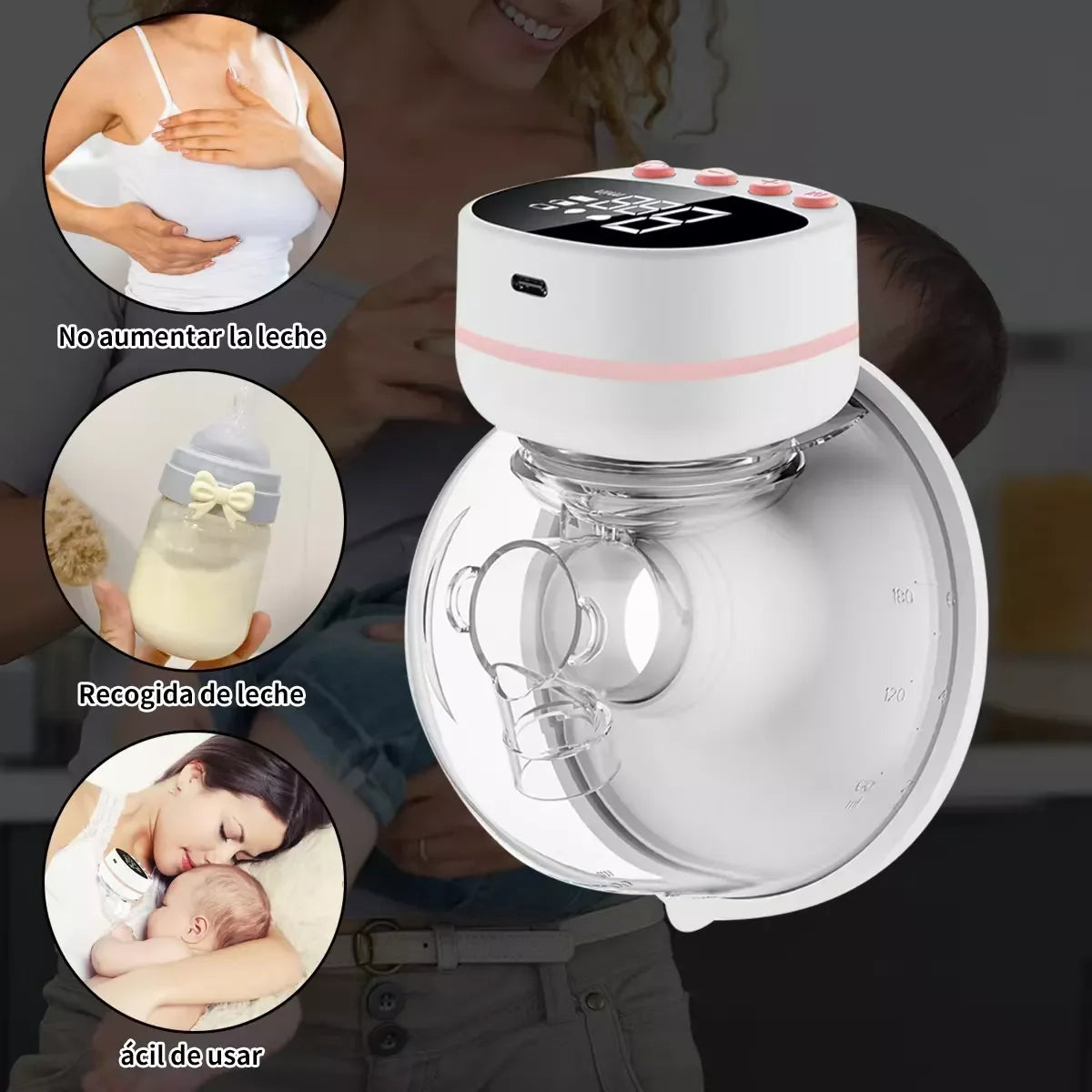 Hands-Free Portable Electric Breast Pump | Silent and Invisible