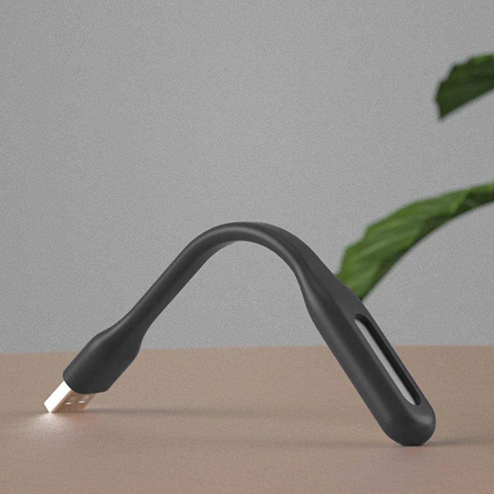 Luces nocturnas LED USB, lámpara de lectura para libros, iluminación Flexible y plegable para Notebook