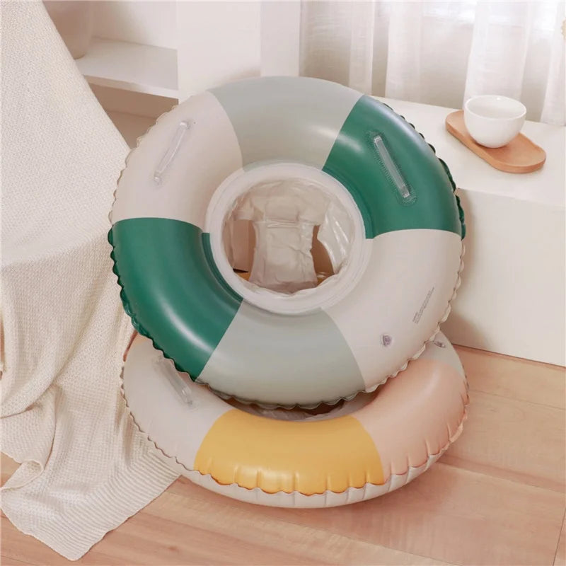 Flotador Inflable para Bebé con Sombrilla | Anillo de Piscina Seguro | 3-36 Meses
