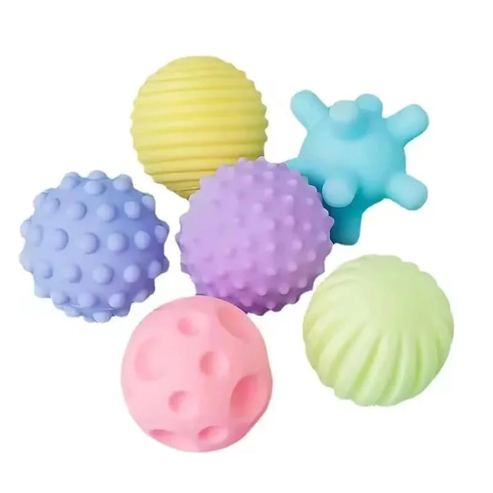 Sensory Ball Set for Babies | Tactile Stimulation 6 pcs