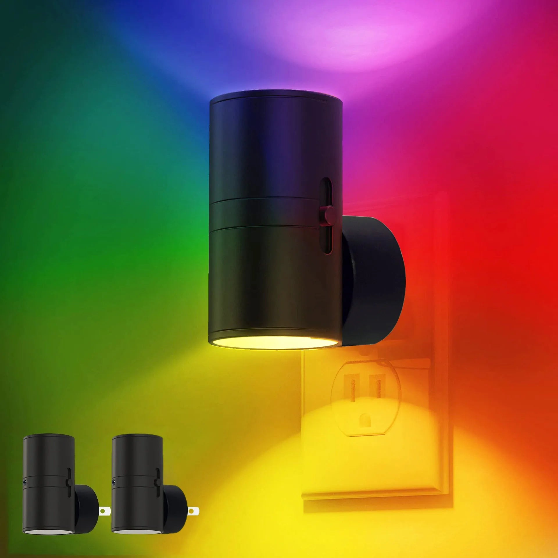 1/2/4 PCS LED Night Light with Dusk To Dawn Sensor Plug-in Wall Mounted Night Light Suitable for Bedrooms Corridors Stairs