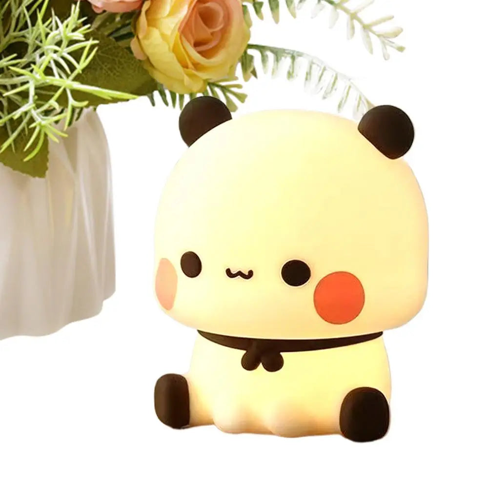 Panda Silicone LED Night Light | Touch 3 Modes for Kids