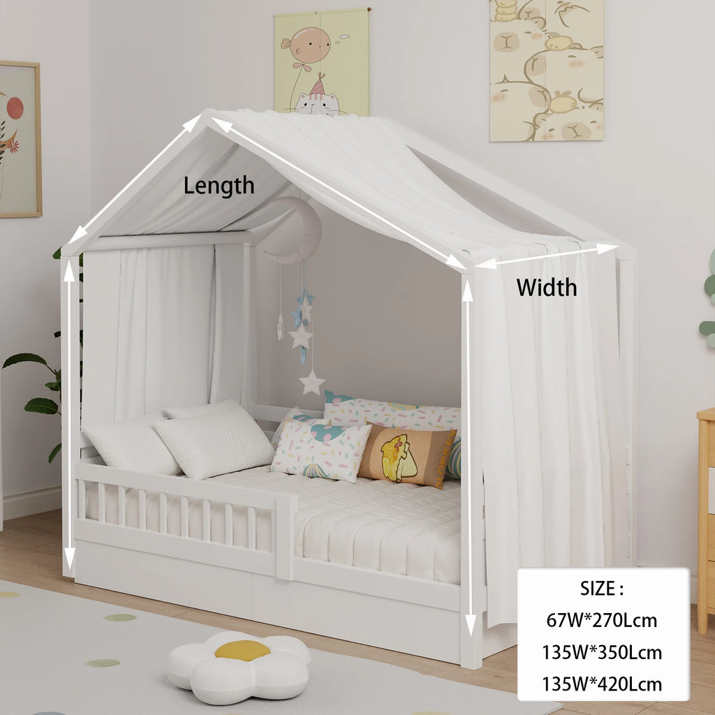 Cotton Muslin Cot Canopy | Baby Room Decor