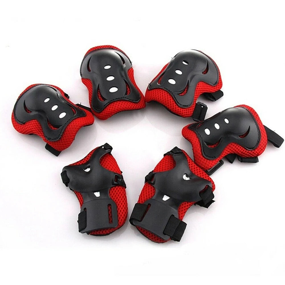 Kids' Skating Protective Gear Set | Helmet + Knee Pads + Elbow Pads | Ages 3-12