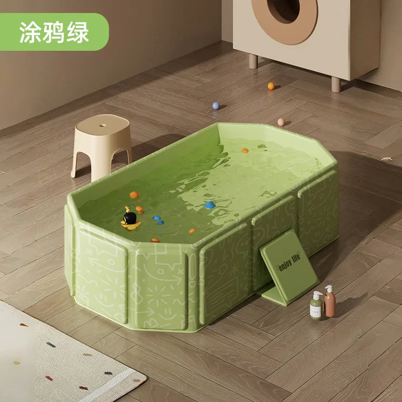 Large Foldable Baby Bathtub | Keeps Warm | 0-5 Years
