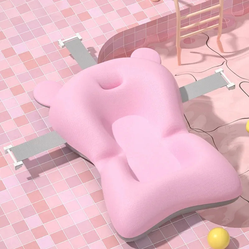 Baby Bath Cushion | Foldable and Safe Floating Seat | Newborns