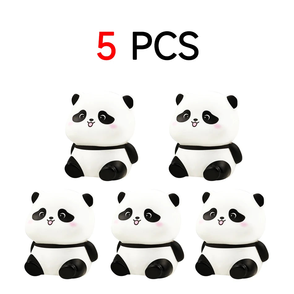 2025 New Panda LED Night Light Living Room Cute Panda Plastic Lamp Bedside Decor Creative Kids Night Light Birthday Gift