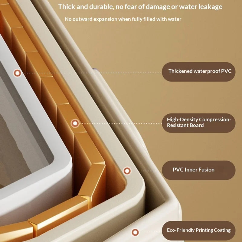 Bañera Grande Plegable para Bebé | Mantiene el Calor | 0-5 Años