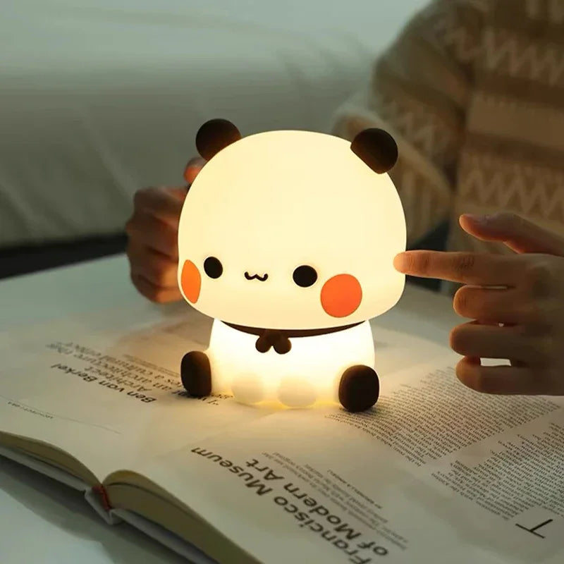 Kawaii Bubu and Dudu Lamp | Silicone Pat-Light Type | Touch LED Night Light | Kids' Decor & Gift | International Shipping