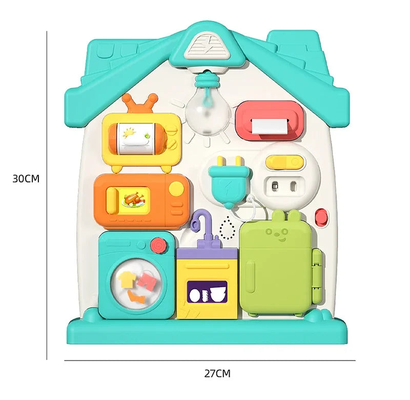 63-in-1 Montessori Sensory Board | Educational Toy for Babies and Toddlers