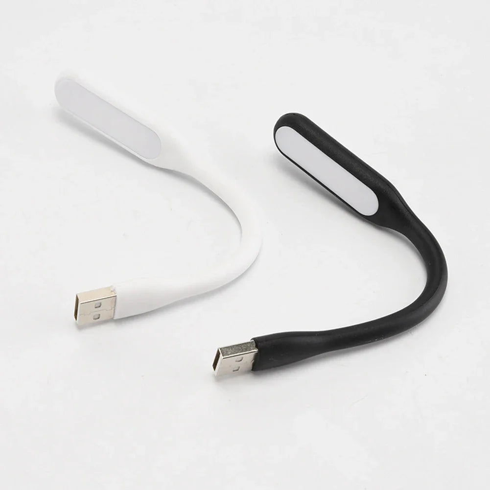 Luces nocturnas LED USB, lámpara de lectura para libros, iluminación Flexible y plegable para Notebook