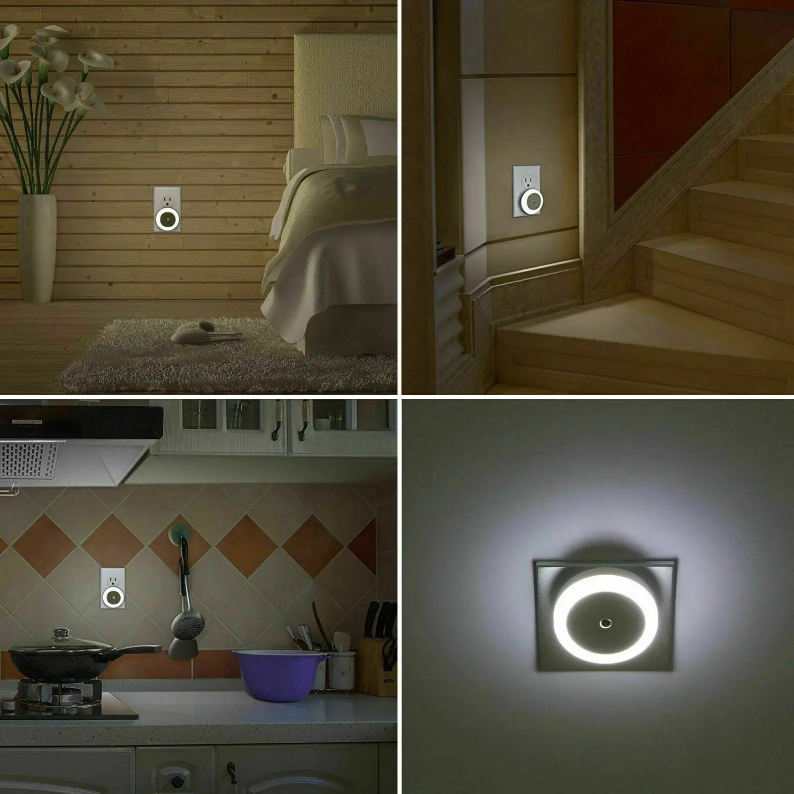 Led Night Light Mini Cute Stars Lamp 220V 110V Kids Bedroom Automatic Sensor Decoration Lighting Reading Table Book Children
