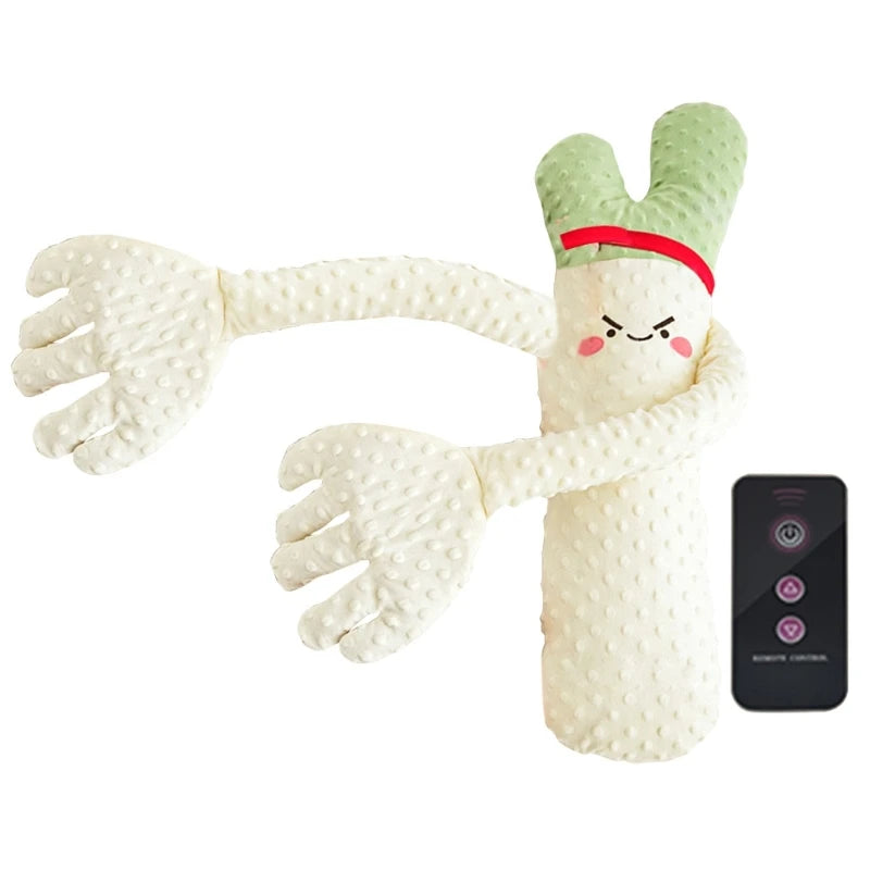 Remote Control Electric Baby Sleep Toy 68cm Cartoon Bear Shaped Plush Soothing Dolls Automatic Tapping Comfort Pillow for Infant