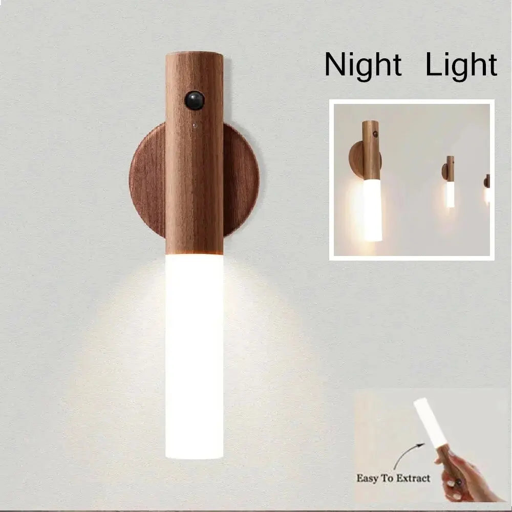 LED Guide Light with Motion Sensor | USB Rechargeable for Hallways and Cribs