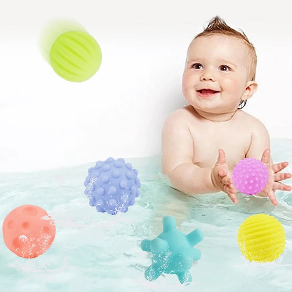 Sensory Ball Set for Babies | Tactile Stimulation 6 pcs