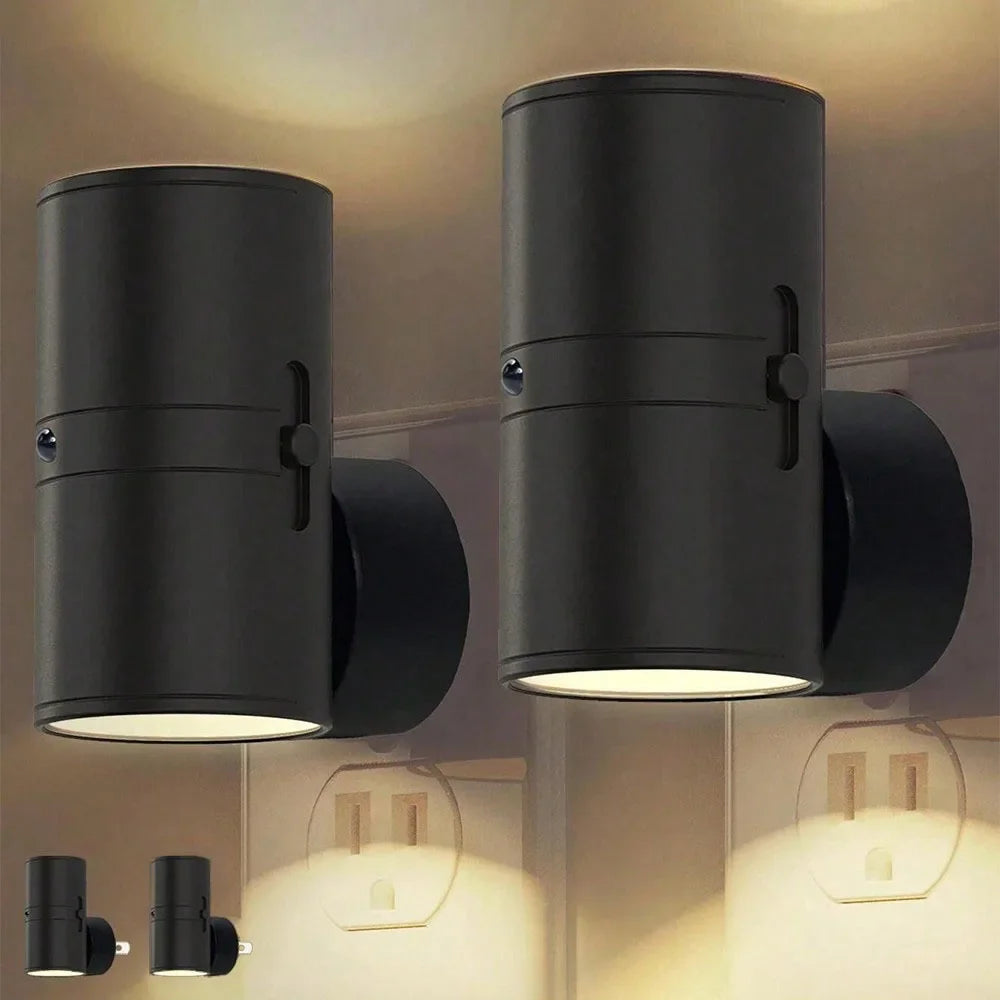 1/2/4 PCS LED Night Light with Dusk To Dawn Sensor Plug-in Wall Mounted Night Light Suitable for Bedrooms Corridors Stairs
