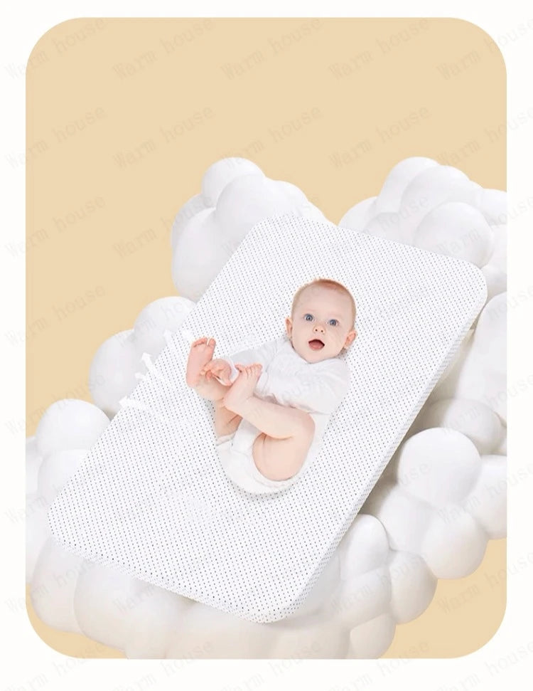 Multifunctional Foldable Baby Crib | Luxury Bassinet with Wheels