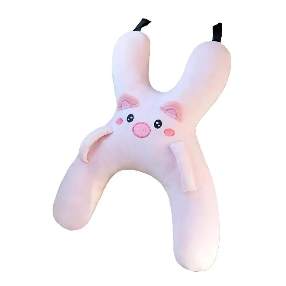 Almohada de Viaje para Niños | Reposacabezas Anti-Atragantamiento y Apoyo Lumbar