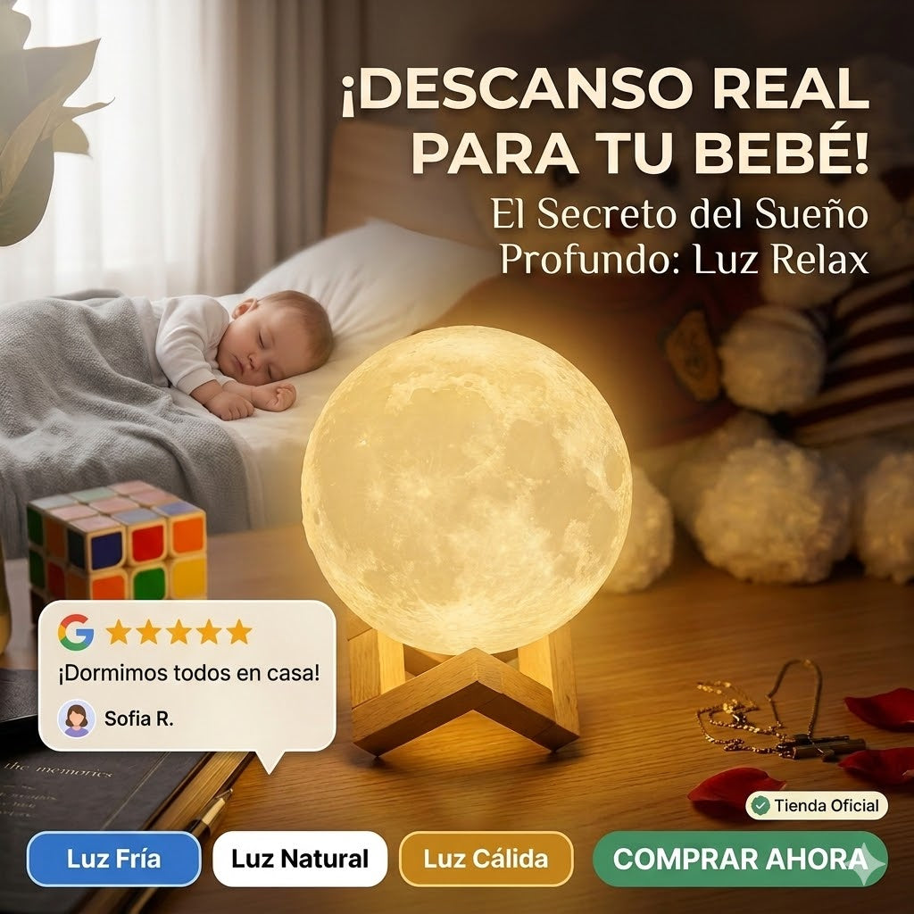 DIY LED Moon Lamp | Customizable Night Light | Creative Gift for Kids & Women | Astral Decor Madrid 2026