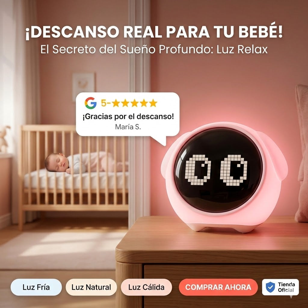 Smart Kids Alarm Clock | Progressive Light | Sleep Trainer | Children